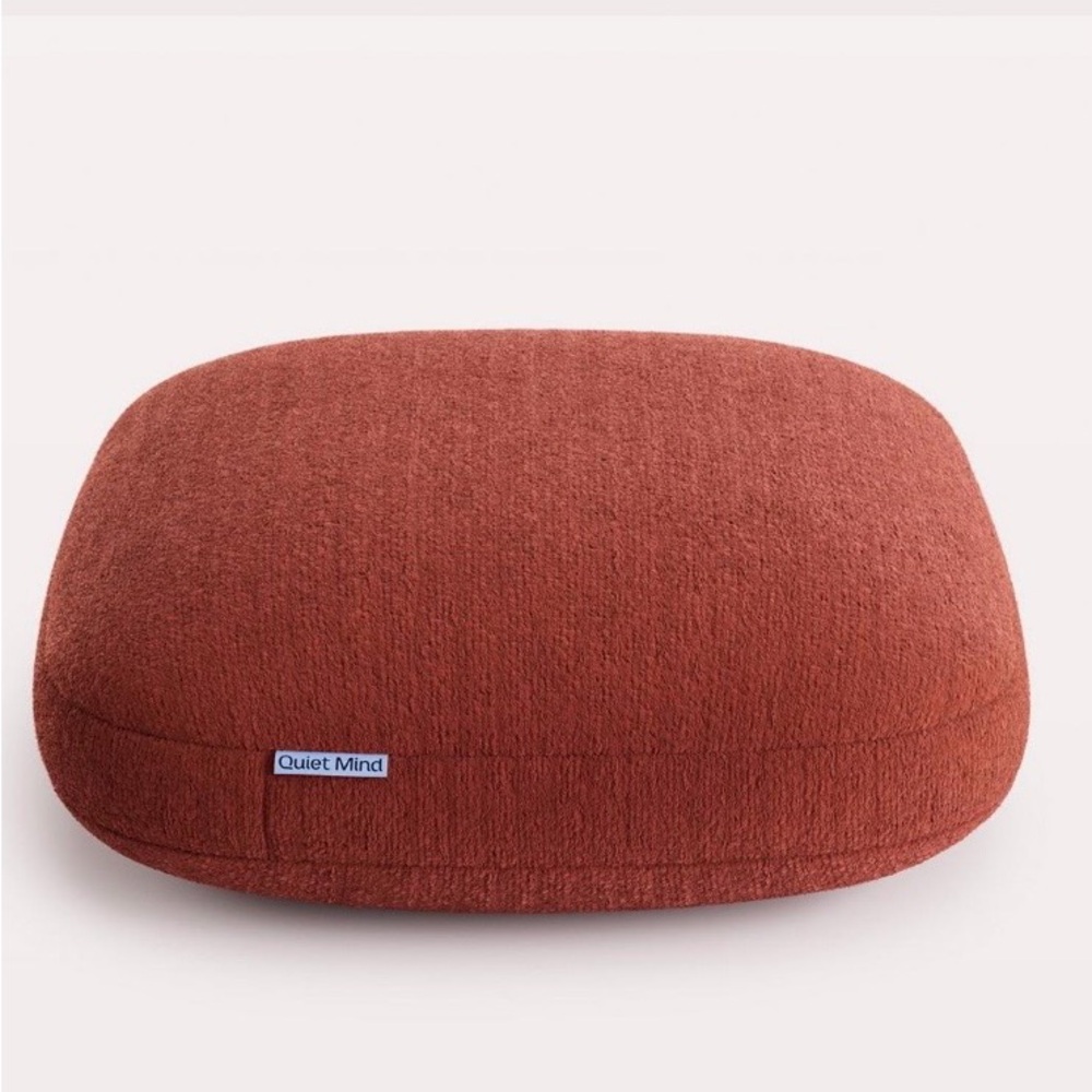 Quiet Mind Red Meditation Cushion